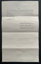 Load image into Gallery viewer, 1937 James Naismith Signed 5 Page Document Autographed Basketball Pioneer JSA
