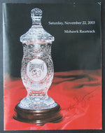 2003 Canadian Breeders Cup Program - Signed By Montreal Canadiens John Ferguson