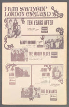 Load image into Gallery viewer, 1970 Fillmore East Program Chuck Berry + Albert King + The Who&#39;s Tommy
