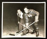 1943 Original Publicity Photo King Clancy Joe Cooper Hockey Picture NHL