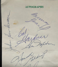 Load image into Gallery viewer, C1960's NHL Oldtimers 9x Autographed Signed Program Vintage Murray Ezzard Hockey
