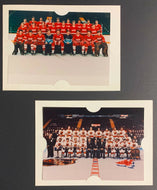 1987 Rendez-Vous Quebec City NHL Hockey Team & Russia Team Original Photos 5x7