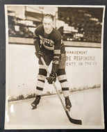 1928 Percy Galbraith Boston Bruins Original Photo Vintage NHL Hockey