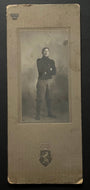 c1900 Football Player Photo Vintage Antique Large N On Jersey