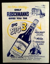 Load image into Gallery viewer, 1955 Chicago Stadium Hockey Program Toronto Maple Leafs v Chicago Blackhawks NHL
