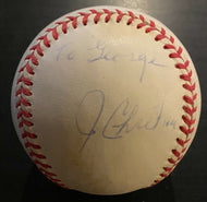 Jean Chretien Signed MLB Baseball Autographed Canadian Prime Minister JSA COA