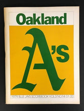 Load image into Gallery viewer, 1979 Oakland A&#39;s Vs Toronto Blue Jays Baseball Program Exhibition Stadium
