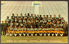 Load image into Gallery viewer, 1970 Green Bay Packers NFL Football Team Photo Postcard Post Card RPPC
