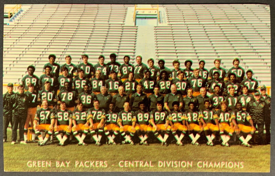 1970 Green Bay Packers NFL Football Team Photo Postcard Post Card RPPC