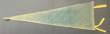 Load image into Gallery viewer, 1940s Ashton Idaho Cowboy Let Er Buck 27&quot; Felt Pennant Vintage
