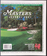 2001 Vintage PGA Golf Masters Program Tiger Woods Slam Augusta National