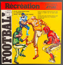 Load image into Gallery viewer, Circa 1969 Football Decal Set + Booklet Vintage Fold Out Atlas Editions
