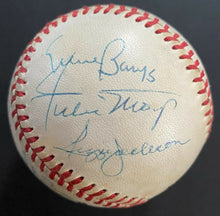Load image into Gallery viewer, Autographed MLB Baseball Signed x11 500 HR Club Members Aaron Mantle Mays JSA
