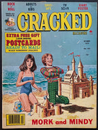 1979 Cracked Magazine Mork And Mindy Featured Cover October Issue Vintage
