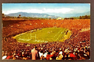 1960s Rose Bowl Pasadena California NCAA Football Vintage Postcard