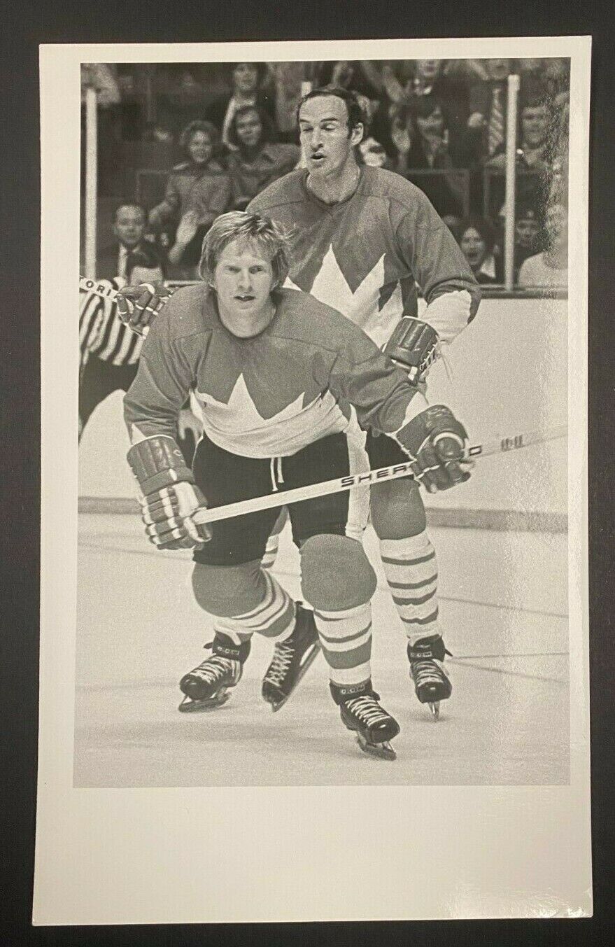 1972 Summit Series Original Photo Bill White Pat Stapleton Vintage Hockey Canada