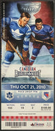 2010 NHL Hockey Ticket Toronto Maple Leafs New York Rangers Air Canada Centre