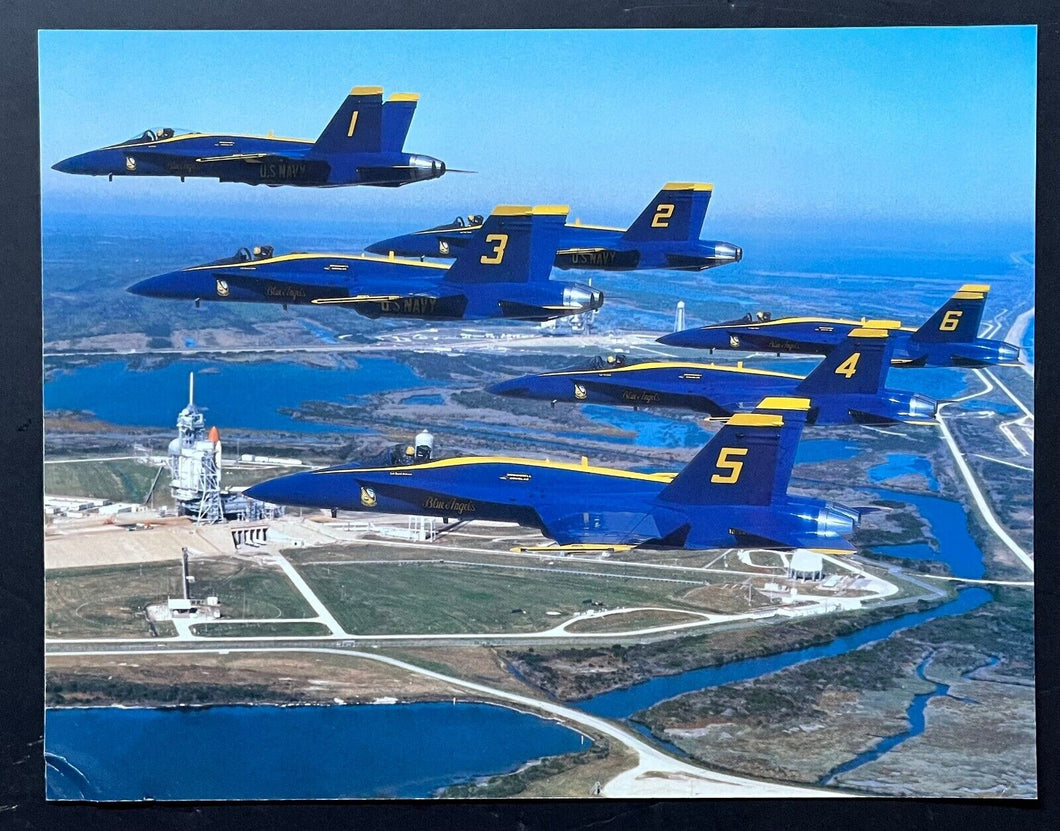 1988 Blue Angels US Navy Flight Demonstration Squadron x3 Items Poster + Photo +