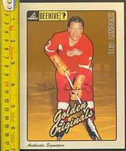Load image into Gallery viewer, 1998 Signed NHL Detroit Red Wings Ted Lindsay Autographed Pinnacle Hockey Card
