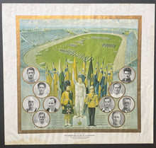 Load image into Gallery viewer, 1930 1st Ever British Empire Game Poster City Of Hamilton Issued Commonwealth

