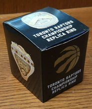 Load image into Gallery viewer, NBA Toronto Raptors 2019 Championship Replica Ring New Original Box
