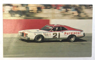 1970's NASCAR Postcard Woods Brothers Mercury Driven By David Pearson Racer
