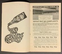Load image into Gallery viewer, 1966 Leicester City Football Club Program Liverpool Soccer United Kingdom
