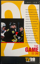 Load image into Gallery viewer, 1987/88 Boston Bruins Media Guide Cover Autographed By Ray Bourque Norris Trophy
