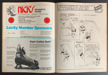 Load image into Gallery viewer, 1982 Pacific Coliseum NHL Program Oilers vs Canucks Gretzky 200th Goal Milestone
