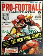 1962 Pro Football Illustrated Magazine The New York Giants NFL AFL Wally Lemm