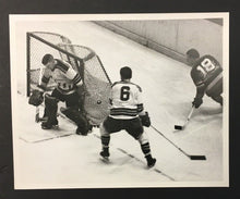 Load image into Gallery viewer, 1953 NHL Hockey Press Photo Gump Worsley Chicago Blackhawks
