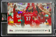 Load image into Gallery viewer, 2020 Topps Now Call-up Reds Tyler Stephenson Walk-off Homer RC Auto #265A 59/99
