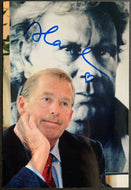 Vaclav Havel Signed Autographed Photo President Of Czechoslovokia Czechia