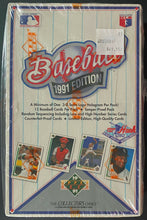 Load image into Gallery viewer, 1991 Upper Deck Baseball Hobby Box Factory Sealed 36 Pack Michael Jordan RC
