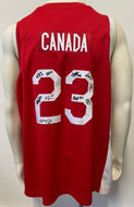 2023 Canada Senior Women's National Team Signed Nike Basketball Jersey CBF LOA