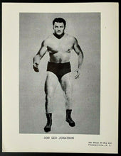 Load image into Gallery viewer, 1960s Vintage Wrestling Publicity Photo Champion Wrestler Don Leo Jonathan
