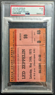1975 Led Zeppelin PSA Graded PR 1 Earls Court Arena London England Ticket Stub