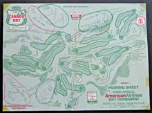Load image into Gallery viewer, 3rd American Airlines Golf Tournament Pairing Sheet Signed By 7 NHL Players
