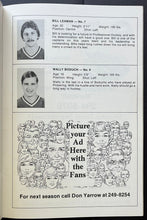 Load image into Gallery viewer, 1978-79 OHA Jr B Hockey Program Pickering Arena Panthers Host Oshawa Legionaires
