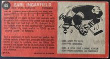 Load image into Gallery viewer, 1964-65 Vintage New York Rangers Earl Ingarfield Topps Tallboy NHL Hockey Card
