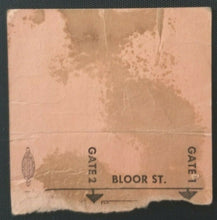 Load image into Gallery viewer, 1957 CFL Grey Cup Football Ticket Winnipeg Blue Bombers Hamilton Ti-Cats Vintage
