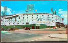 Load image into Gallery viewer, 1950's Briggs Stadium MLB NFL Postcard Detroit Lions + Tigers Postcard Michigan
