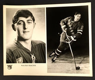 1969-70 Vintage Photo Walter Tkaczuk New York Rangers Hockey NHL