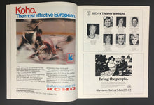 Load image into Gallery viewer, 1975 WHA Hockey Program Vintage San Diego Mariners vs Chicago Cougars

