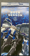 2018 Toronto Argonauts Season Ticket Book CFL Ricky Ray Proof Tickets Unused