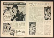 Load image into Gallery viewer, 1947 Boston Garden NHL Hockey Program Bruins vs Toronto Maple Leafs Schmidt
