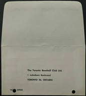 1958 Toronto Maple Leaf Baseball Club Playoff Tickets Envelope Form Vintage