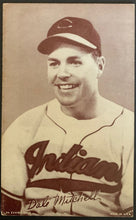 Load image into Gallery viewer, 1940&#39;s Vintage Baseball Exhibit Cards x3 MLB Cleveland Indians Brooklyn Dodgers
