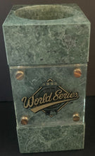Load image into Gallery viewer, 1993 World Series Presentation Marble Pencil Holder Toronto Blue Jays MLB VTG
