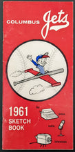 Load image into Gallery viewer, 1961 International League Baseball Columbus Jets Promo Sketch Book Media Guide
